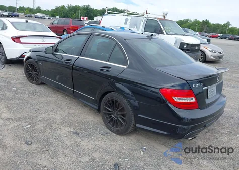 2012 Mercedes-Benz C 250 Luxury/Sport from USA, damaged, VIN WDDGF4HB6CA605476